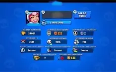 Conta Brawl Stars com 24061 troféus e lv146