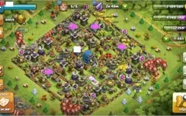 CONTA CLASH OF CLANS CV12 QUASE FULL - 11.600 GEMAS