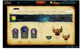 Borda Platina/Elo atual Gold 4 e 1/88champs/35skins/6runas