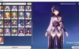 AR57, 14 chars 5*, 5 armas 5*, 38 dias de benção