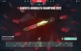 Conta Valorant, +3,5k. Butterfly Champions, Faca Lock/In e +