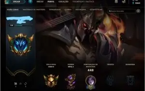 Conta lol premium com várias skins raras