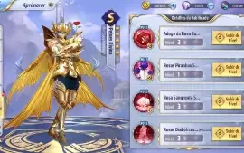 Saint seiya Awakening com mais de 3500 Gemas Avançadas