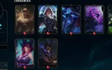 Conta LOL - LVL 458 - 206 Skins - Todos Champions - FA