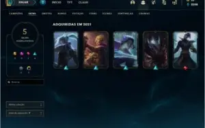 Conta de League of Legends