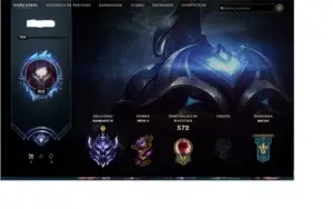 Conta LOL, D4, 235 skin com e-mail de criação.