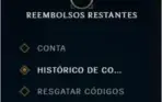 Conta lol skin vitoriosas e icones raros