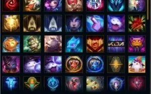 Conta de LoL OURO 3 barata, com várias skins boas