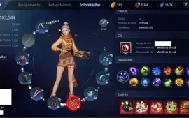 Arqueira lvl 77 103k Power | Server SA | Conta Google