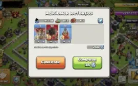 Clash of clans CV nível 15 +1900 gemas