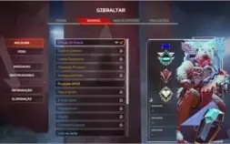 Herança Wraith apex legends