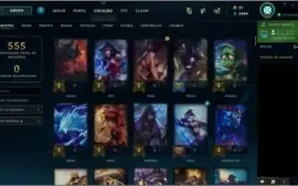 Conta League of Legends lv 276 (todos os campeões)