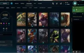 Conta League of Legends lv 276 (todos os campeões)