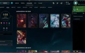 Conta League of Legends lv 276 (todos os campeões)