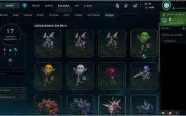 Conta League of Legends lv 276 (todos os campeões)