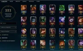 Conta LOL PLATINA/OURO 140 Campeões, 182 Skins
