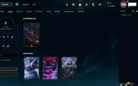 Conta LOL platina 3 - diamond season passada