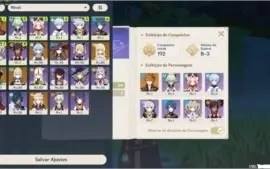 Conta Genshin Impact Excelente Detalhes na descrição