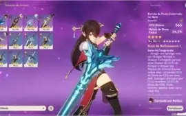Conta Genshin Impact Excelente Detalhes na descrição