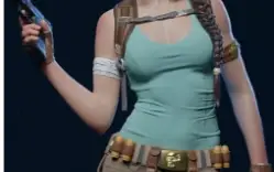Lara Croft Esm 3D Stl
