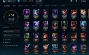 CONTA PLATINA NA S8  /  99 SKINS