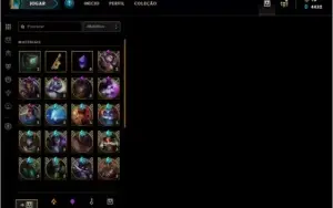 CONTA PLATINA NA S8  /  99 SKINS