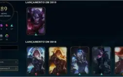 conta lol plat 4 139 campeoes 89 skins 1 ultimate 25 cromas