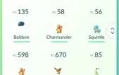 ONTA POKEMON GO NV 33 Raros