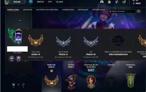 Conta prata 2 com TODOS os champs e 157 Skins + 3 Ultimates