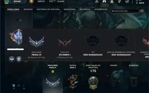 Conta prata 4 com 58 Champs e 21 Skins + 4 Fragmentos