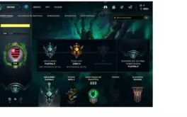 Conta LOL Platina 2 292 skin, todos os champs