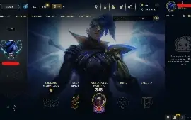 Conta LoL Full Acesso - 99 Champs e 120 Skins - Main Kayn