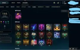 Solo/Duo: Platina 3 Flex 5v5: Diamante 5 Skins: +150