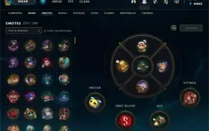 CONTA MESTRE LEAGUE OF LEGENDS COM 568 SKINS