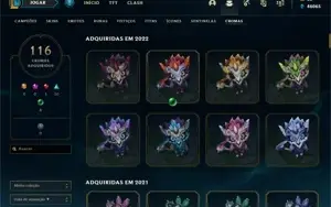 CONTA MESTRE LEAGUE OF LEGENDS COM 568 SKINS