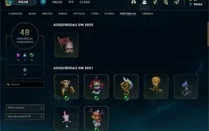 CONTA MESTRE LEAGUE OF LEGENDS COM 568 SKINS