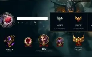 Conta de lol ouro