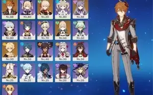 AR51 - Kazuha C1, Childe, Keqing e Jean