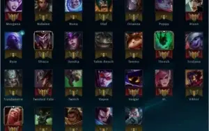 Level 30 - "Bronze" + 54 Champs + Skins + Honra Nv 5