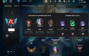 Conta ouro 4 com 150 Champs e 128 Skins ( MAIN ADC )