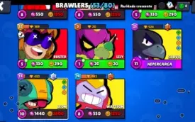 Conta de brawl Stars com 19k de trófeus