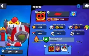 Conta de brawl Stars com 19k de trófeus