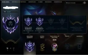 CONTA ALL CHAMPIONS, DIAMANTE 1, 73 SKINS