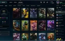 conta lol d3, all champs e bastante skins