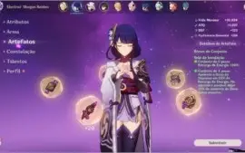 CONTA GENSHIN AR 51/ 5 char 5 stars upada
