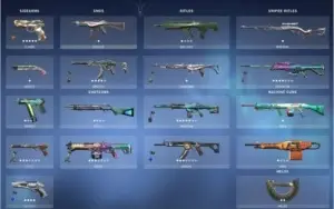VALORANT PLATINA 1 MUITAS SKINS