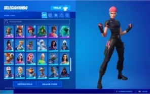 conta fortnite wild cat minty