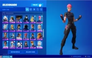 conta fortnite wild cat minty