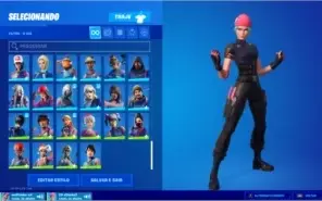 conta fortnite wild cat minty