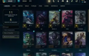 Conta Unranked com 21 Champs e 2 Skins